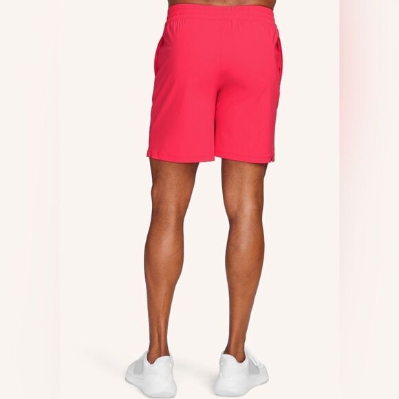 Peloton 8" Warp Knit Unlined Yoga Short Size XL Berry - Picture 3 of 6